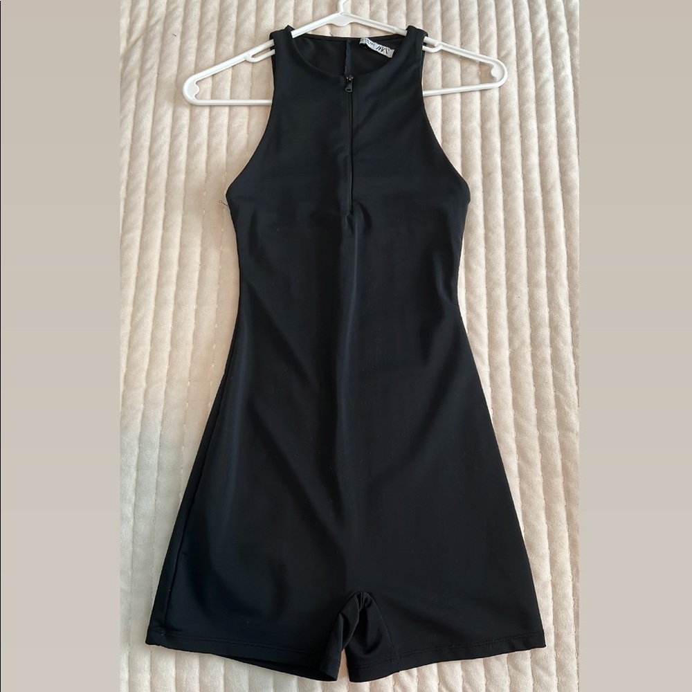 Zara Black Short Romper